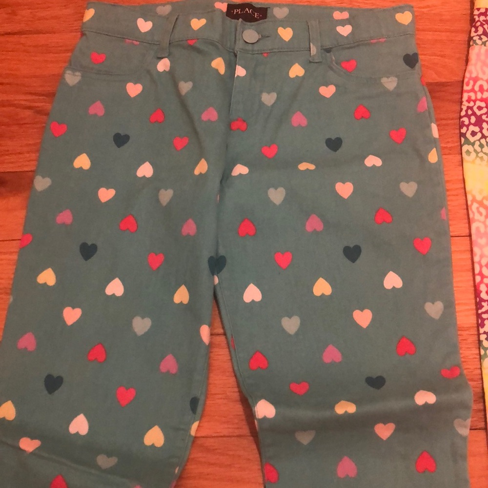 2/$20 Lot of Two girls sz 12 adj. waist pants - Picture 2 of 3